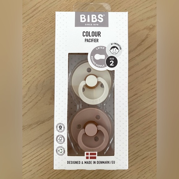 BIBS Round Pacifier 2 Pack Set - Picture 1 of 3